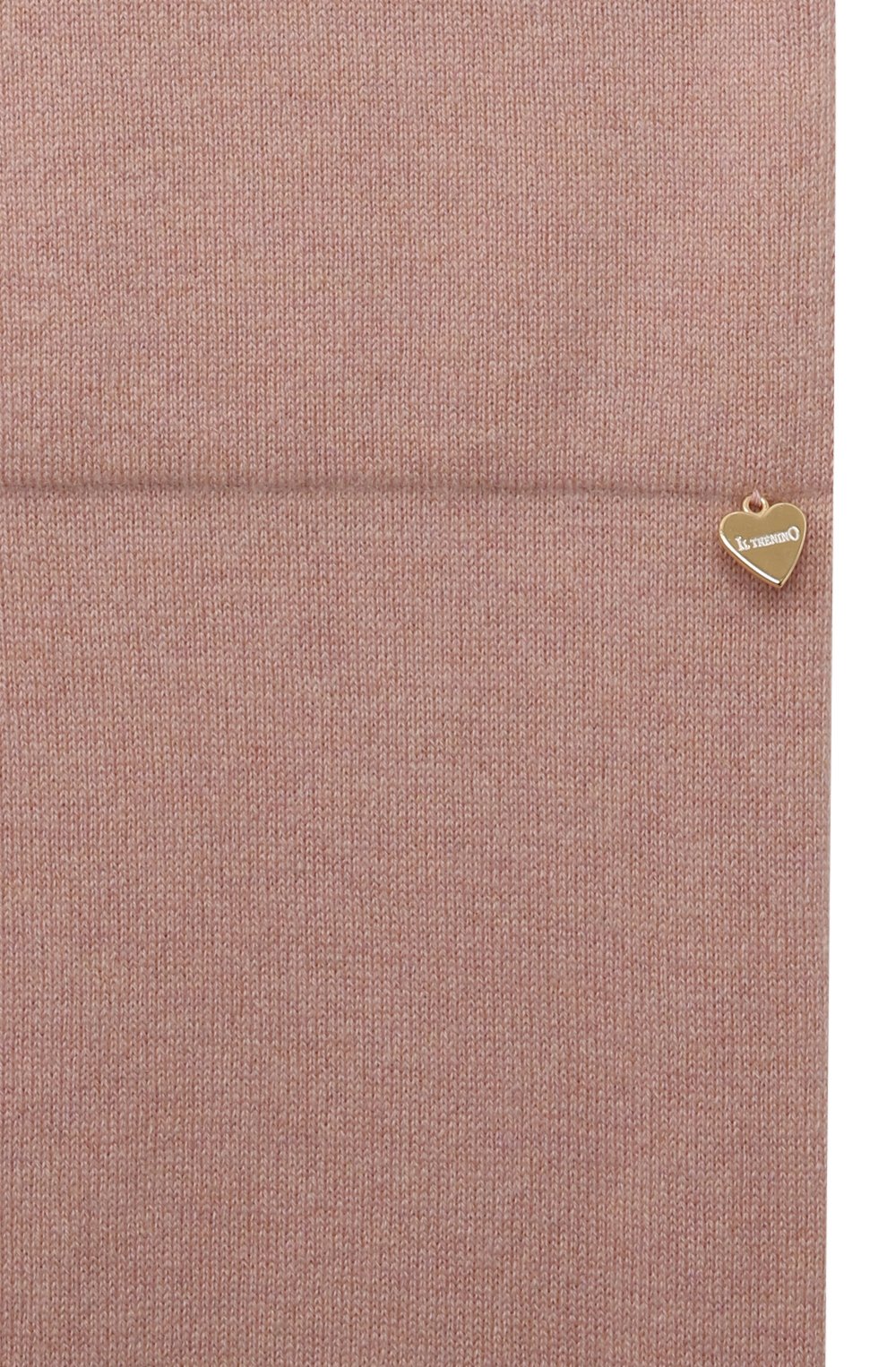 Детские кашемировые джоггеры IL TRENINO розового цвета, арт. CL M020/VQ | Фото 3 (Материал внешний: Шерсть, Кашемир; Материал сплава: Проставлено; Нос: Не проставлено; Девочки Кросс-КТ: Джоггеры-одежда)