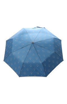 Женский складной зонт DOPPLER голубого цвета, арт. 7441465NS03 | Фото 1 (Материал: Текстиль, Синтетический материал, Металл)