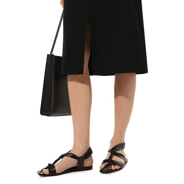 фото Кожаные сандалии jil sander