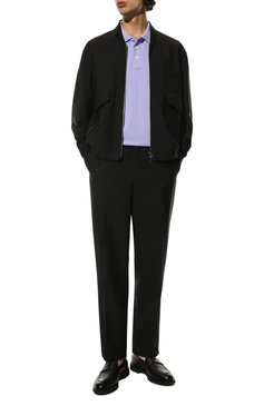Мужские кожаные пенни-лоферы DOUCAL'S черного цвета, арт. DU2914VER0UF019NN00 | Фото 2 (Материал внутренний: Натуральная кожа; Стили: Кэжуэл)