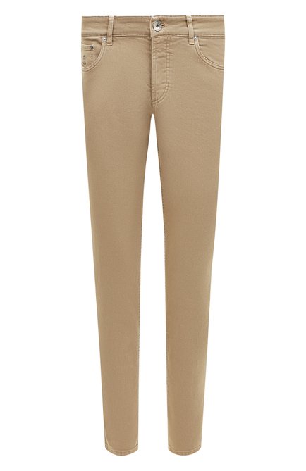 Мужские джинсы BRUNELLO CUCINELLI бежевого цвета по цене 64800 руб., арт. M277PD2210 | Фото 1