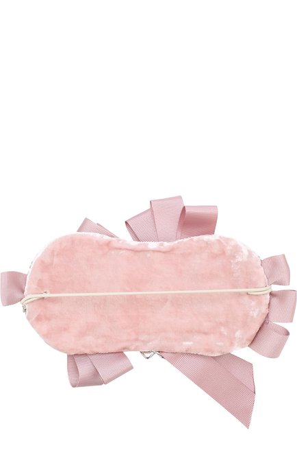 Детская повязка на голову с бантами и стразами QUIS QUIS розового цвета, арт. 52772 | Фото 2 (Материал: Текстиль; Статус проверки: Проверено, Проверена категория)