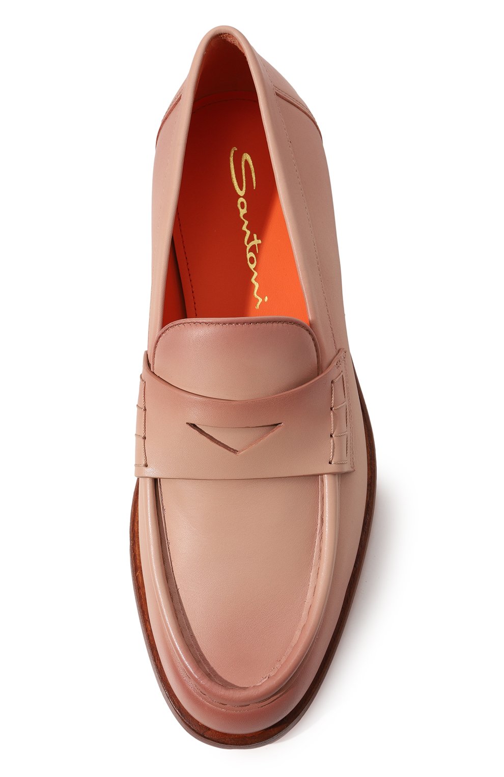 фото Кожаные лоферы santoni