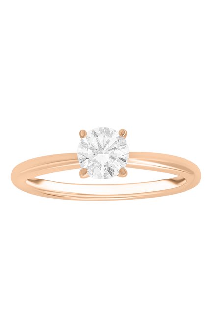 Женские кольцо MERCURY бесцветного цвета, арт. MR13326/RG/1RD0.30 | Фото 2 (Драгоценные камни: Бриллианты; Материал сплава: Розовое золото)