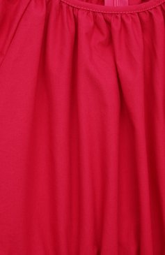 Детское хлопковое платье ELISABETTA FRANCHI LA MIA BAMBINA фуксия цвета, арт. EFAB458/CA235/BE016/4A-8A | Фото 3 (Рукава: Длинные; Случай: Повседневный; Материал сплава: Проставлено; Материал внешний: Хлопок; Девочки Кросс-КТ: Платье-одежда; Драгоценные камни: Проставлено; Ростовка одежда: 4 года | 104 см, 6 лет | 116 см, 8 лет | 128 см)