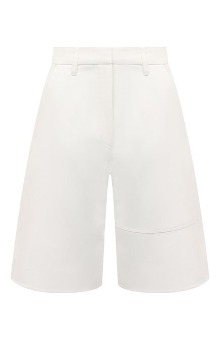 Женские хлопковые шорты VALENTINO белого цвета по цене 108000 руб., арт. VB3RD08075Y | Фото 1