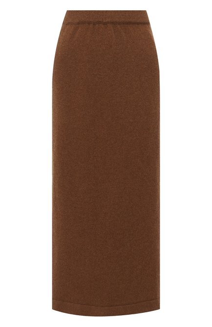Женская юбка из шерсти и кашемира TAK.ORI коричневого цвета по цене 55550 руб., арт. SKK50011WC030AW20 | Фото 1