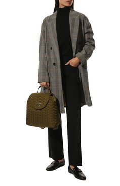 Женский рюкзак blair COCCINELLE хаки цвета, арт. E1 M76 14 01 01 | Фото 7 (Материал: Текстиль; Стили: Кэжуэл; Размер: large)