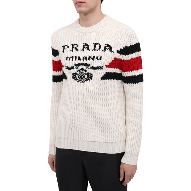 Кашемировый свитер Prada  UMB339-10O9-F0009-212 Фото 3