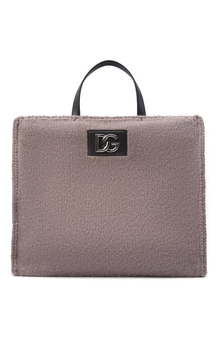 Мужская текстильная сумка-шопер beatrice DOLCE & GABBANA бежевого цвета, арт. BM6953/AQ432 | Фото 1 (Материал: Текстиль; Размер: large)
