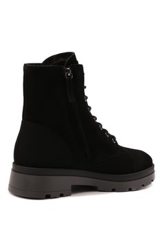 Мужские замшевые ботинки jerico GIUSEPPE ZANOTTI DESIGN черного цвета, арт. IU10024/001 | Фото 4 (Материал утеплителя: Натуральный мех; Мужское Кросс-КТ: Ботинки-обувь, зимние ботинки; Подошва: Массивная; Материал внешний: Замша)