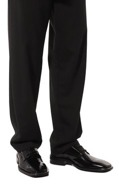 Мужские кожаные дерби MATTIA CAPEZZANI черного цвета, арт. M2021/ABRASIVAT0 | Фото 3 (Материал внутренний: Натуральная кожа; Материал сплава: Проставлено; Нос: Не проставлено; Стили: Классический)