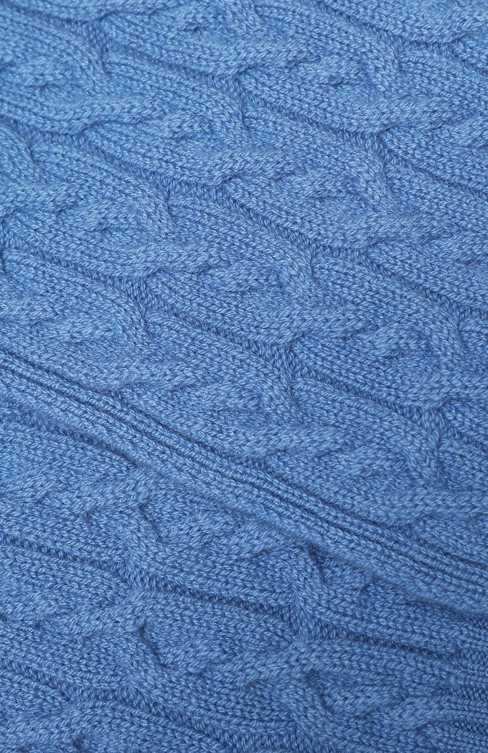 Детский кашемировый шарф LORO PIANA голубого цвета, арт. FAI7331 | Фото 2 (Материал: Текстиль, Кашемир, Шерсть; Материал сплава: Проставлено, Проверено; Нос: Не проставлено; Статус проверки: Проверено, Проверена категория)