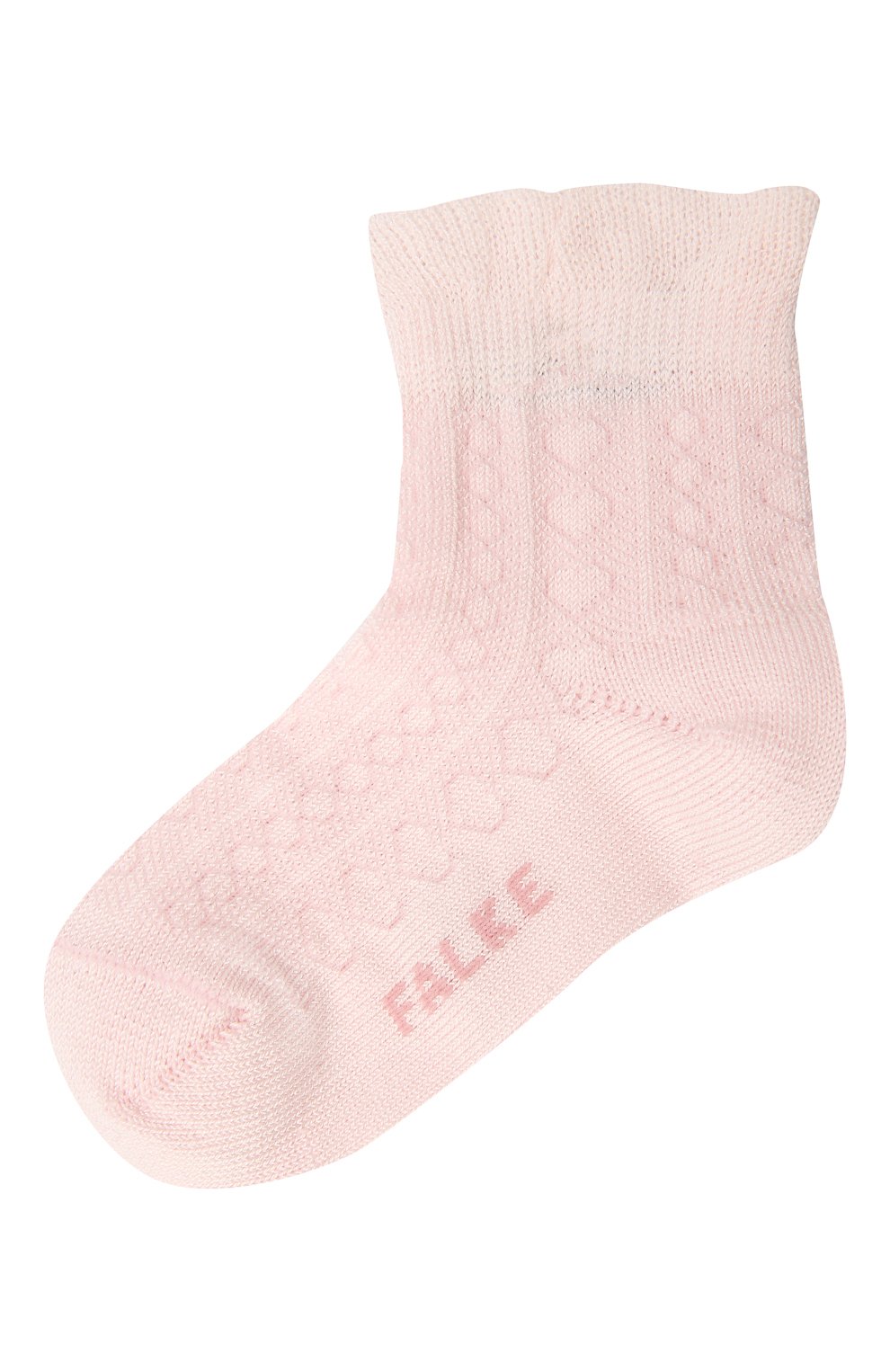 Детские хлопковые носки FALKE светло-розового цвета, арт. 12120 | Фото 1 (Материал: Текстиль, Хлопок; Статус проверки: Проверена категория)