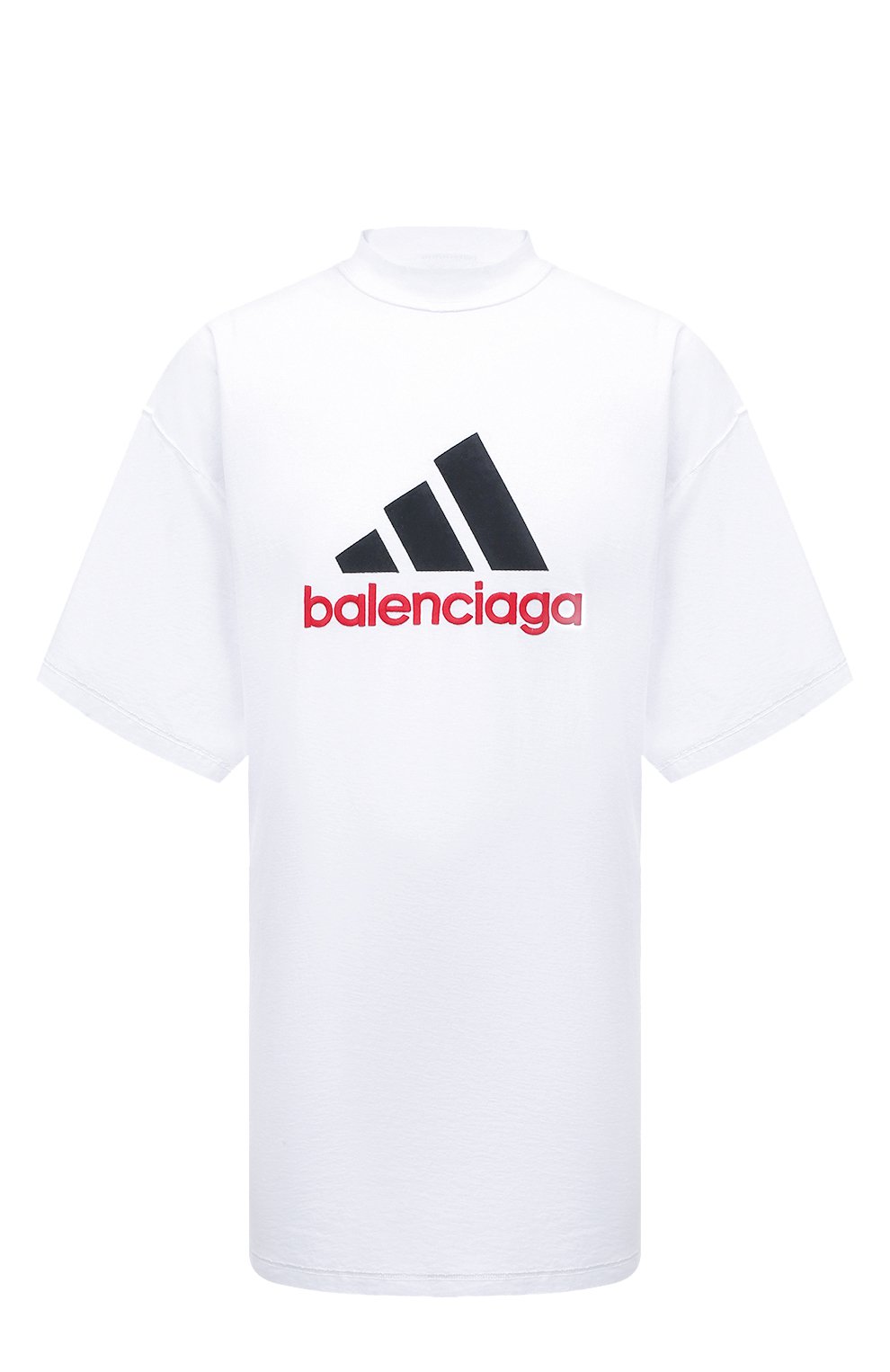 Футболки Balenciaga, Хлопковая футболка adidas x Balenciaga Balenciaga, Португалия, Белый, Хлопок: 100%;, 13376442  - купить