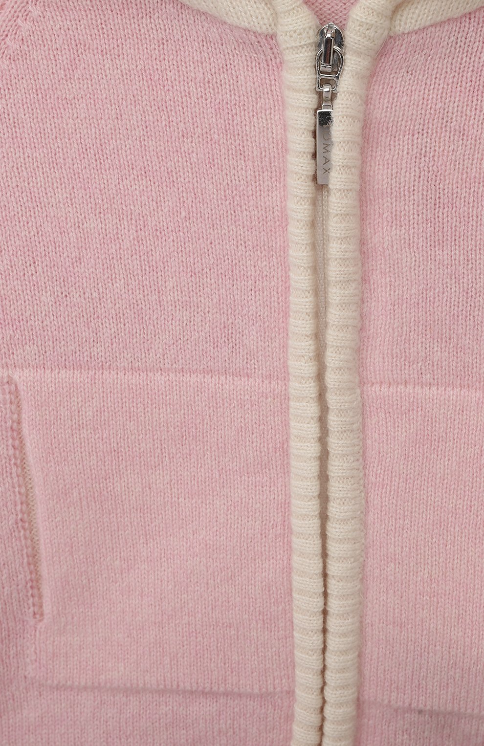 Детский комплект из кардигана с брюками BABY T светло-розового цвета, арт. 22AIC825TZ/12M-3A | Фото 6 (Материал внешний: Шерсть, Кашемир)