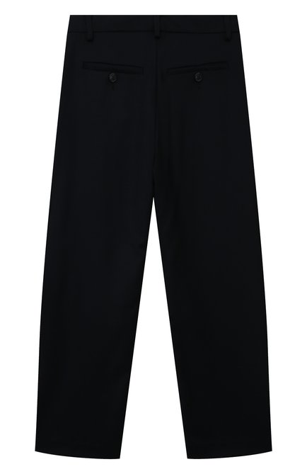 Детские шерстяные брюки DAL LAGO синего цвета, арт. R212/2179/7-12 | Фото 2 (Материал подклада: Синтетический материал; Материал внешний: Шерсть; Девочки Кросс-КТ: Брюки-одежда; Нос: Не проставлено; Материал сплава: Проставлено)