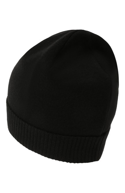 Мужская шерстяная шапка true CANOE черного цвета, арт. 4801010 | Фото 2 (Материал: Шерсть, Текстиль; Кросс-КТ: Трикотаж; Статус проверки: Проверена категория)