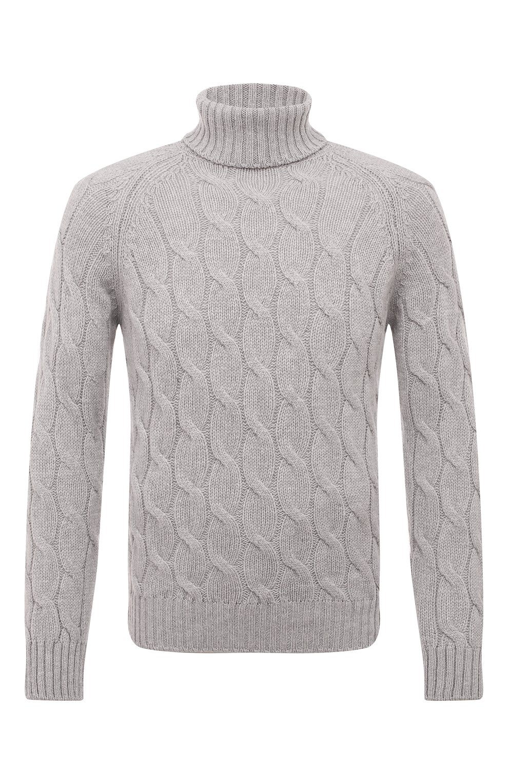 Шерстяной свитер Gran Sasso серого цвета