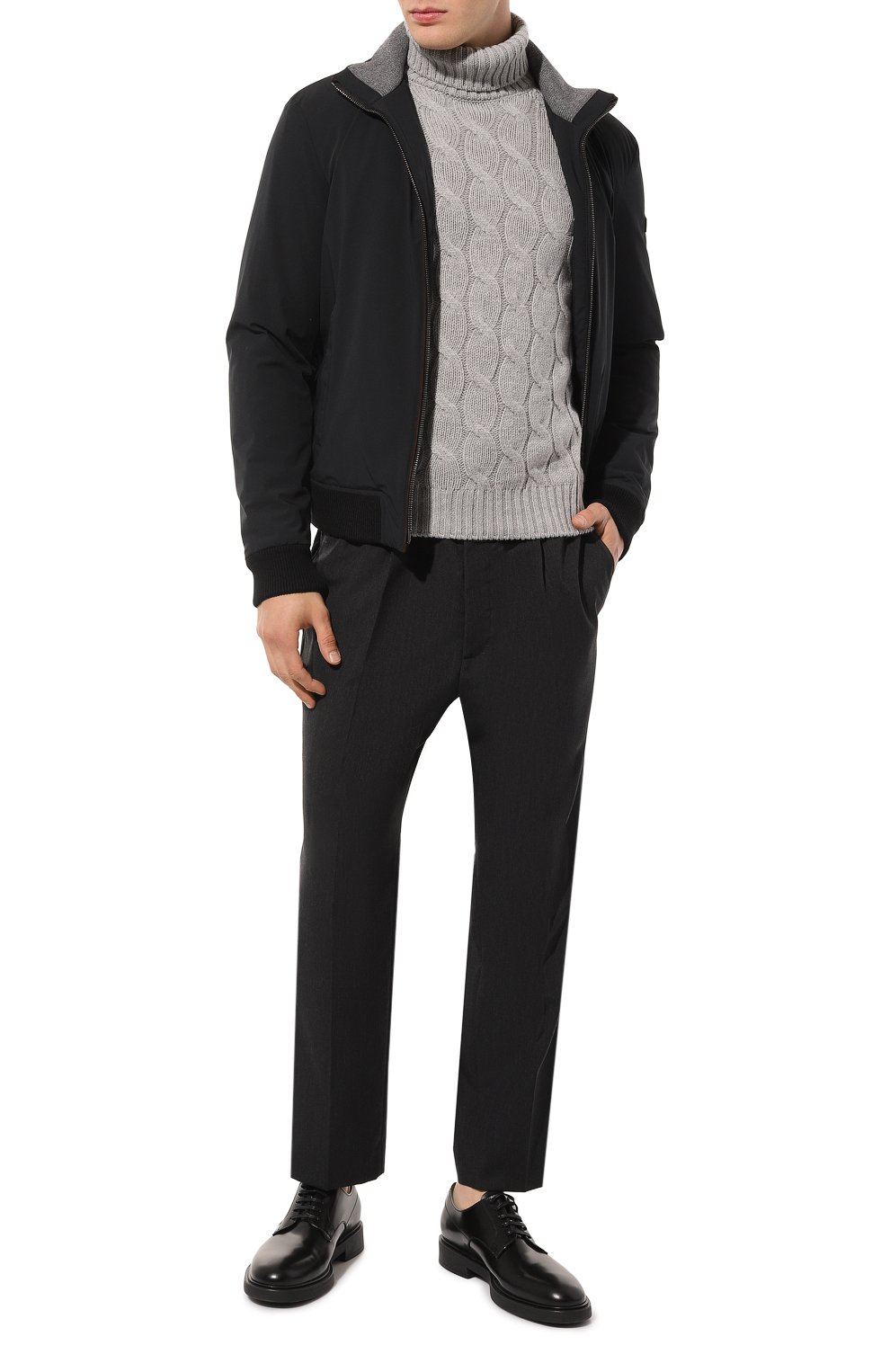 Шерстяной свитер Gran Sasso 13117/22622, цвет серый, размер 46 13117/22622 - фото 2