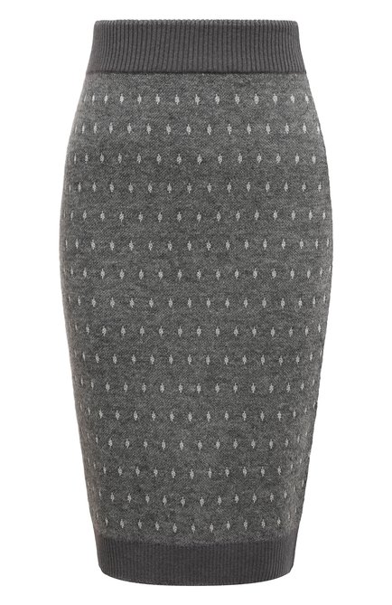 Женская юбка PANICALE темно-серого цвета по цене 54000 руб., арт. D330410G0 | Фото 1