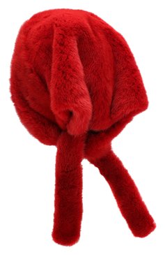 Женский косынка из меха норки FURLAND красного цвета, арт. 0160800110208600676 | Фото 2 (Материал: Натуральный мех)