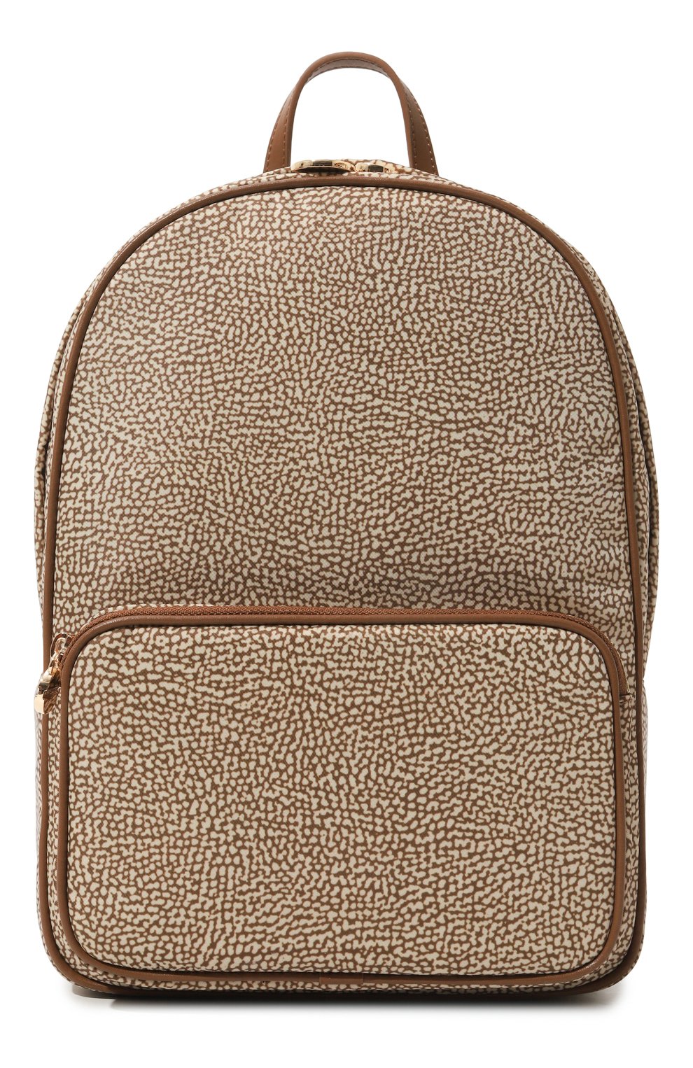 Женский рюкзак portrait medium BORBONESE бежевого цвета, арт. 933028 | Фото 1 (Материал: Текстиль; Стили: Кэжуэл)