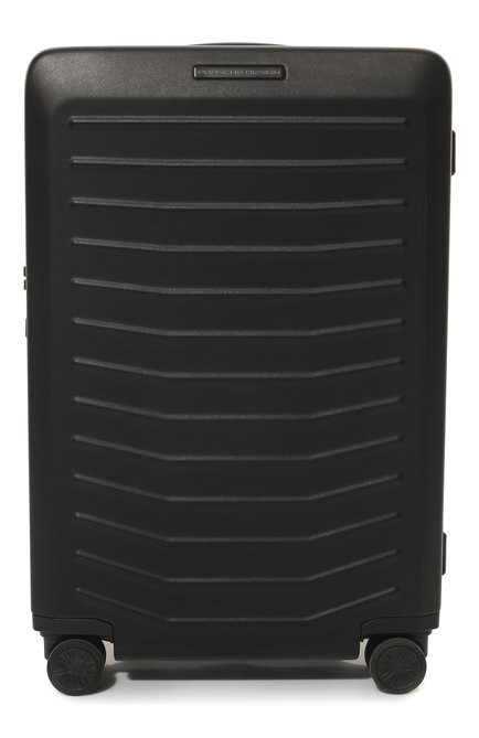 Мужской дорожный чемодан PORSCHE DESIGN черного цвета, арт. 0RI05502 | Фото 1 (Материал: Пластик; Размер: medium)