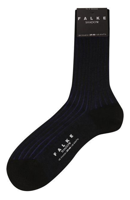 Мужские хлопковые носки shadow FALKE фиолетового цвета, арт. 14648. | Фото 1 (Материал внешний: Хлопок; Кросс-КТ: бельё)