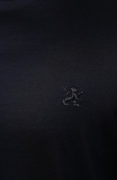Мужская хлопковая футболка ZILLI темно-синего цвета, арт. TSR02DZS56014ZS030332 | Фото 5 (Принт: Без принта; Рукава: Короткие; Длина (для топов): Стандартные; Материал сплава: Проставлено; Материал внешний: Хлопок; Драгоценные камни: Проставлено; Стили: Кэжуэл)