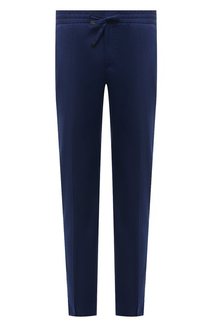 Мужские хлопковые брюки BRIONI темно-синего цвета по цене 96450 руб., арт. RPM20L/P0009/NEW SIDNEY | Фото 1