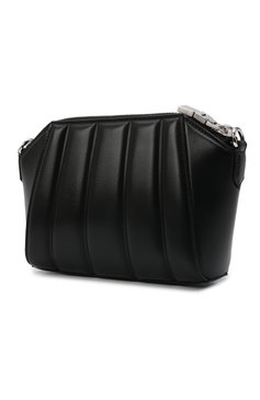 Женская сумка antigona lock xs GIVENCHY черного цвета, арт. BB50KDB16J | Фото 4 (Сумки-технические: Сумки top-handle; Материал: Натуральная кожа; Размер: mini; Ремень/цепочка: На ремешке)