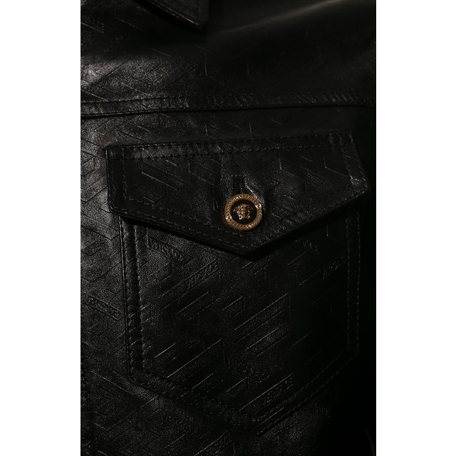 фото Кожаная куртка versace