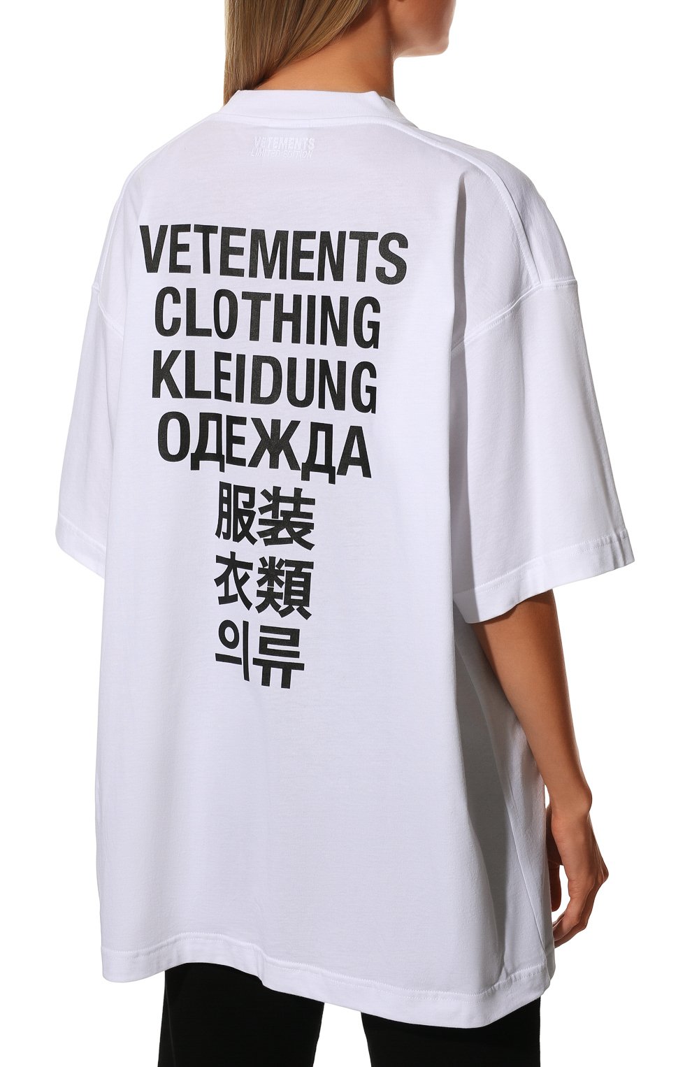 фото Хлопковая футболка vetements