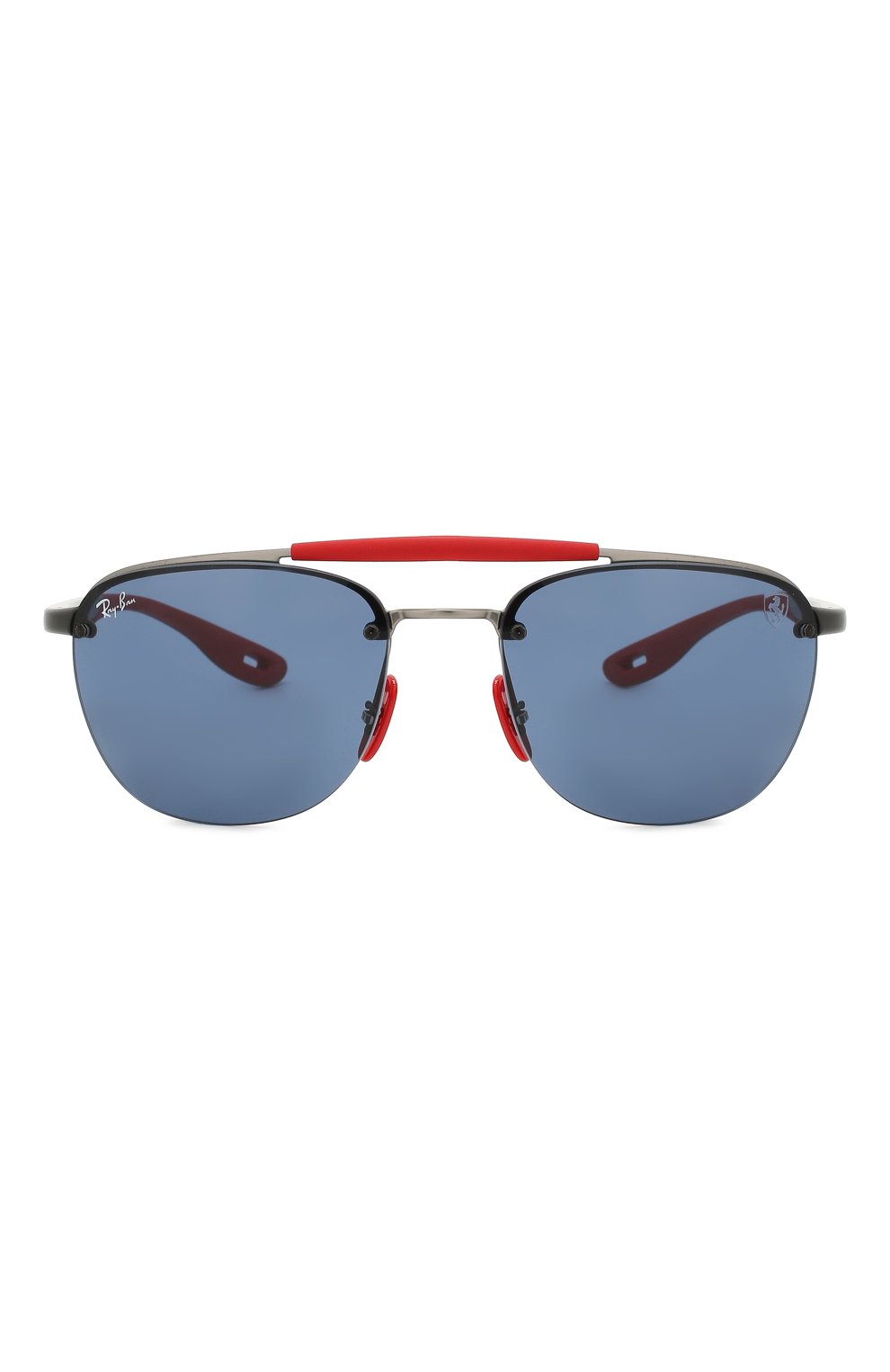Женские солнцезащитные очки RAY-BAN синего цвета, арт. 3662M-F03780 | Фото 4 (Кросс-КТ: С/з-унисекс; Регио нальные ограничения белый список (Axapta Mercury): RU; Тип очков: С/з; Оптика Гендер: оптика-унисекс; Очки форма: Прямоугольные)