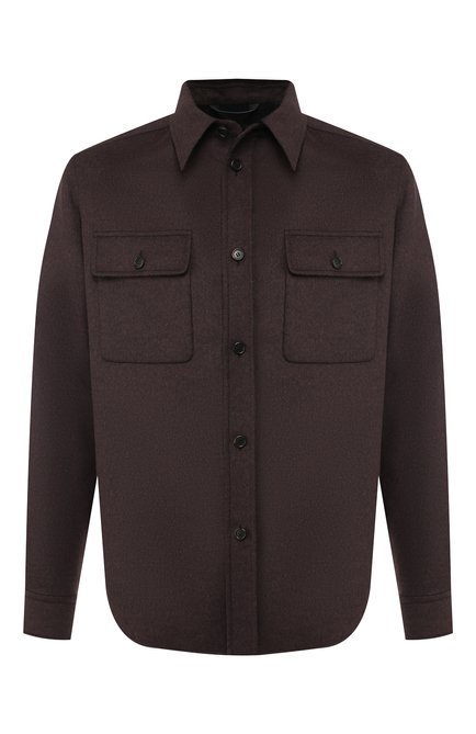 Мужская куртка из смеси шерсти и кашемира BRIONI темно-коричневого цвета по цене 331500 руб., арт. SGMM0L/07369 | Фото 1