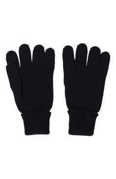 Детские шерстяные перчатки IL TRENINO темно-синего цвета, арт. CL-4055/J | Фото 2 (Материал: Текстиль, Шерсть; Материал сплава: Проставлено; Нос: Не проставлено)