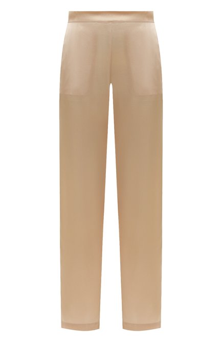 Женские шелковые брюки AUBADE кремвого цвета, арт. QS60 | Фото 1 (Женское Кросс-КТ: Брюки-белье; Материал внешний: Шелк)