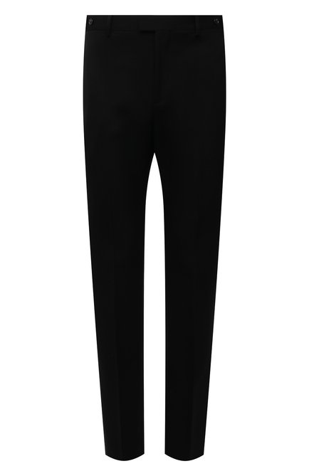 Мужские шерстяные брюки BOTTEGA VENETA черного цвета по цене 96100 руб., арт. 659698/VKIS0 | Фото 1