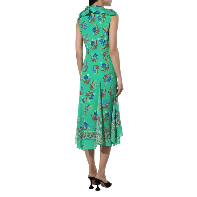 фото Шелковое платье ralph lauren