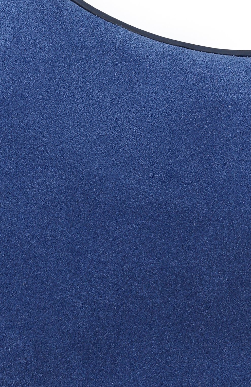 Женская сумка fortune cookie YUZEFI синего цвета, арт. YUZPF23-HB-FC-S001 | Фото 3 (Сум ки-технические: Сумки top-handle; Размер: medium; Материал: Натуральная кожа, Натуральная замша; Материал сплава: Проставлено; Драгоценные камни: Проставлено)
