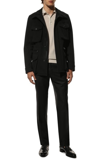 Мужские кожаные лоферы BRIONI черного цвета, арт. QFDE0L/P6757 | Фото 2 (Статус проверки: Проверена категория; Стили: Классический; Материал внутренний: Натуральная кожа; Материал внешний: Кожа)