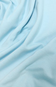 Детского хлопковое одеяло MOSCHINO голубого цвета, арт. MXB005/LCB38 | Фото 2 (Материал: Текстиль, Хлопок; Материал сплава: Проставлено; Нос: Не проставлено)