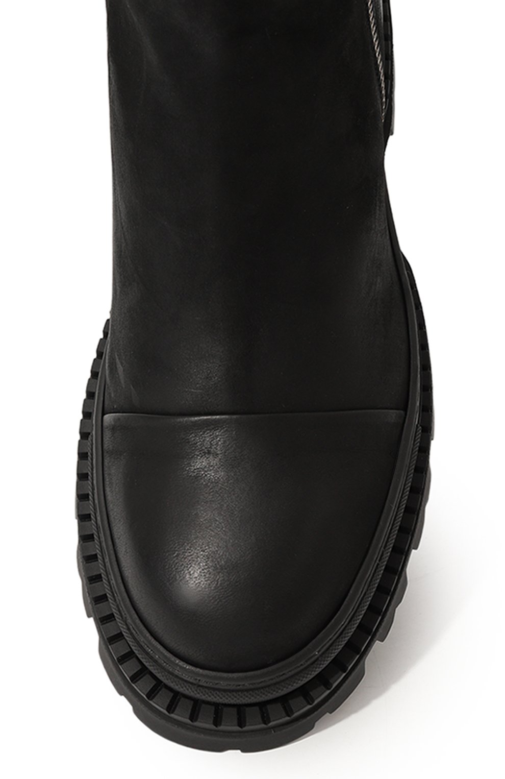 Мужские кожаные сапоги MATTIA CAPEZZANI черного цвета, арт. M2353/BANDALER0 | Фото 6 (Материал утеплителя: Натуральный мех; Материал сплава: Проставлено; Подошва: Массивная; Драгоценные камни: Проставлено; Мужское Кросс-КТ: Сапоги-обувь)
