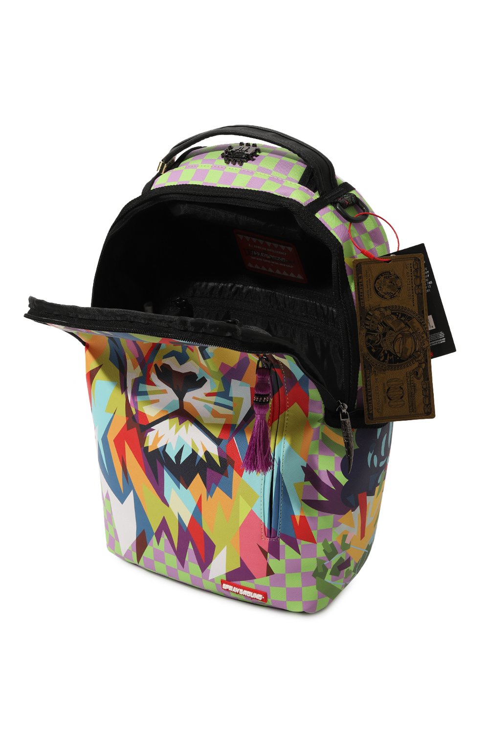 Детская рюкзак SPRAYGROUND разноцветного цвета, арт. 910B5464NSZ | Фото 3 (Материал: Пластик, Резина; Материал сплава: Проставлено; Нос: Не проставлено)