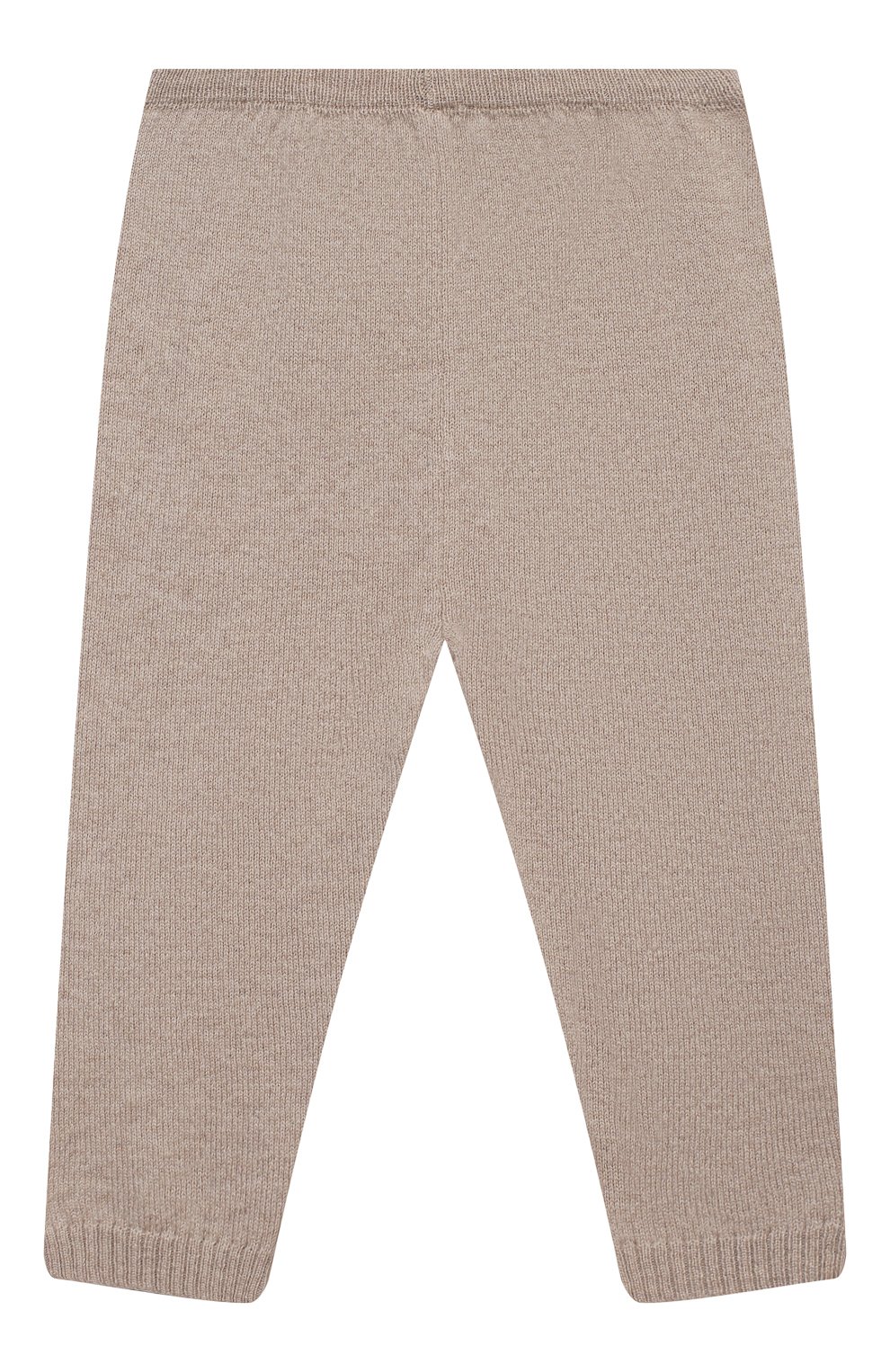 Детский комплект из пуловера и брюк BABY T бежевого цвета, арт. 20AI170C/18M-3A | Фото 5 (Материал внешний: Шерсть; Ростовка одежда: 18 мес | 86 см, 24 мес | 92 см, 36 мес | 98 см)