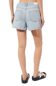 Женские джинсовые шорты zoey short PAIGE голубого цв�ета, арт. 8000I07-5066 | Фото 4 (Женское Кросс-КТ: Шорты-одежда; Кросс-КТ: Деним; Длина Ж (юбки, платья, шорты): Мини; Стили: Гранж; Материал сплава: Проставлено; Материал внешний: Хлопок, Лиоцелл, Деним, Растительное волокно; Драгоценные камни: Проставлено)