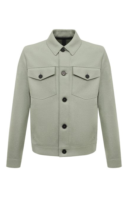 Мужская шерстяная куртка HARRIS WHARF LONDON светло-зеленого цвета по цене 86400 руб., арт. C9331MLX | Фото 1
