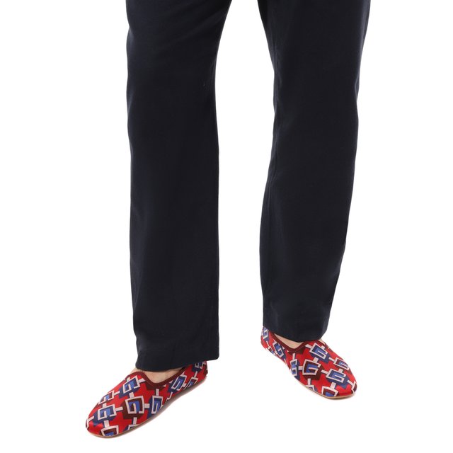 фото Текстильные домашние туфли gucci