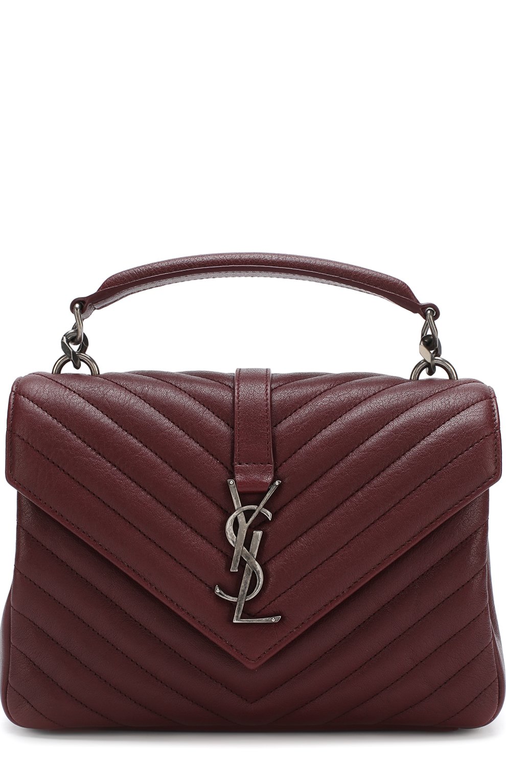 Ysl college bag on sale red